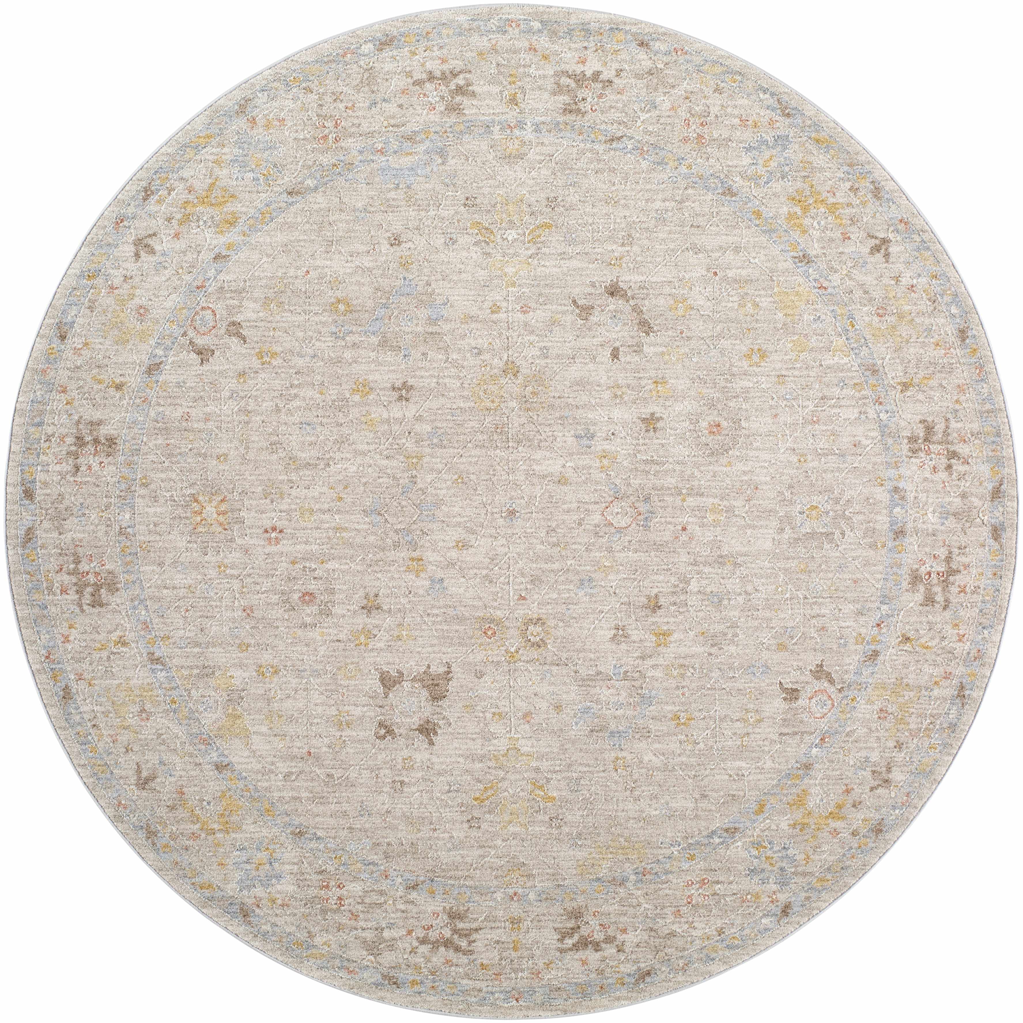 Amina Oushak Thick Luxe Area Rug