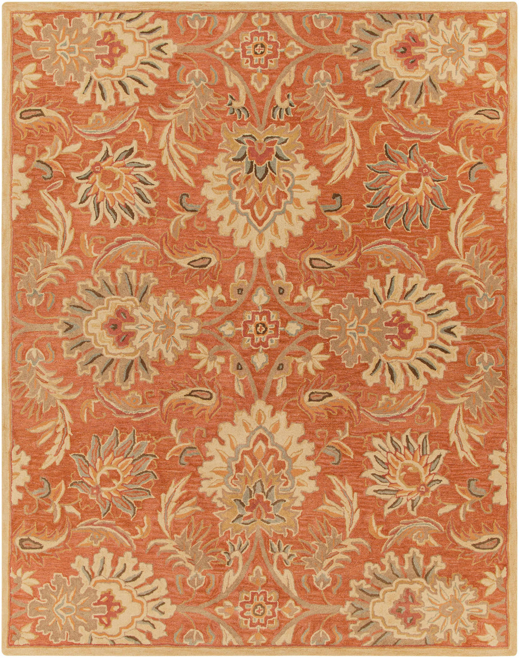 Chesterton Hand Tufted Orange 1112 Area Rug