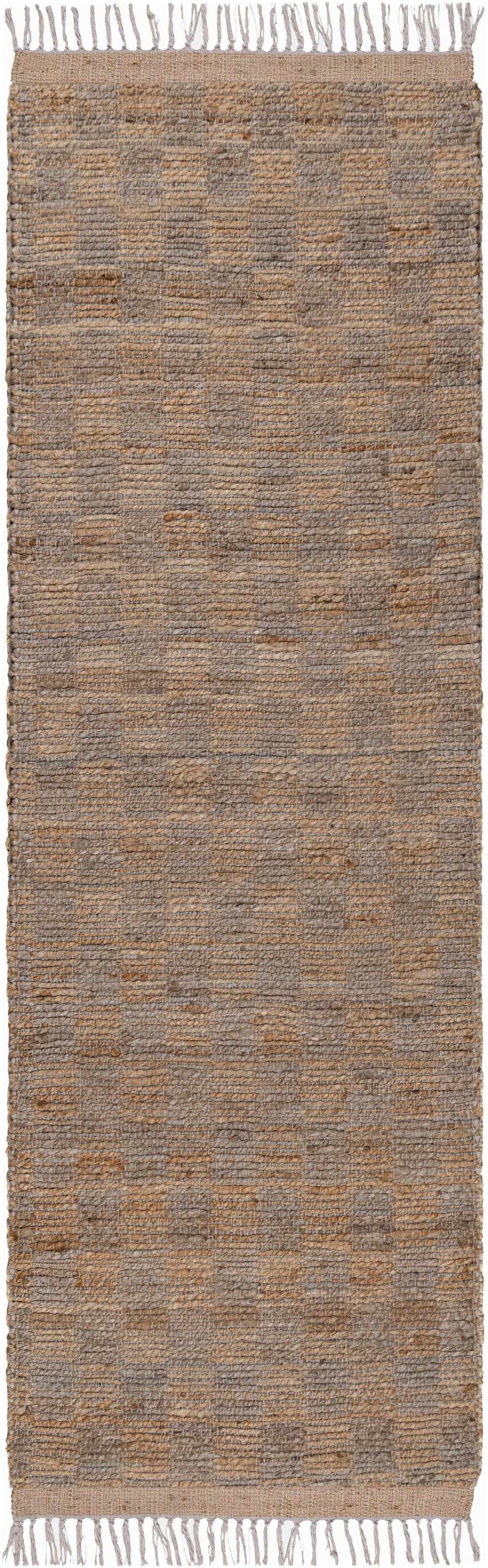 Lonut Checkered Jute Area Rug - Clearance