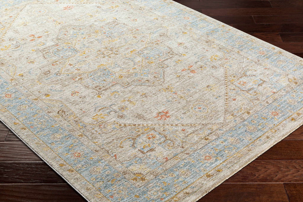 Ehan Cream Thick Luxe Oushak Rug