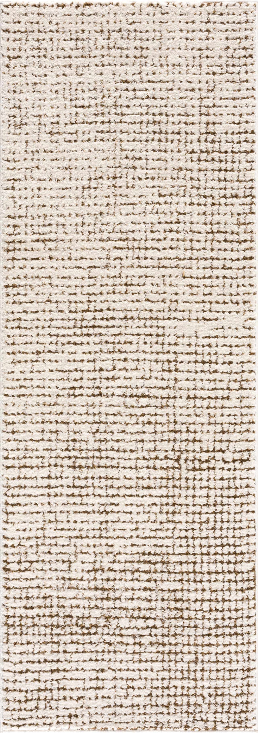Keita Cream & Brown Area Rug