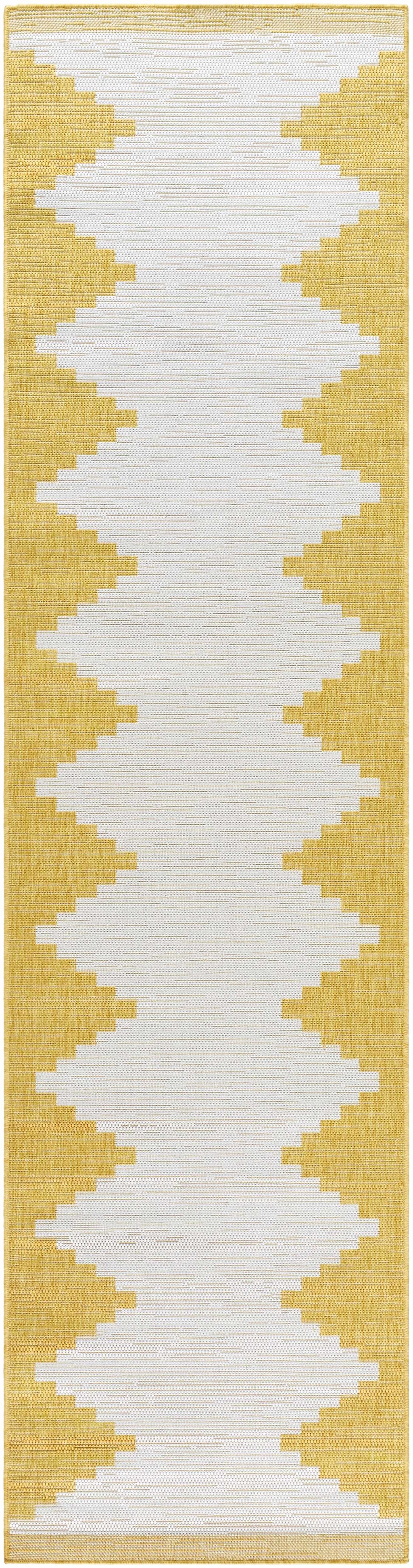 Djugun Yellow Outdoor Rug - Clearance