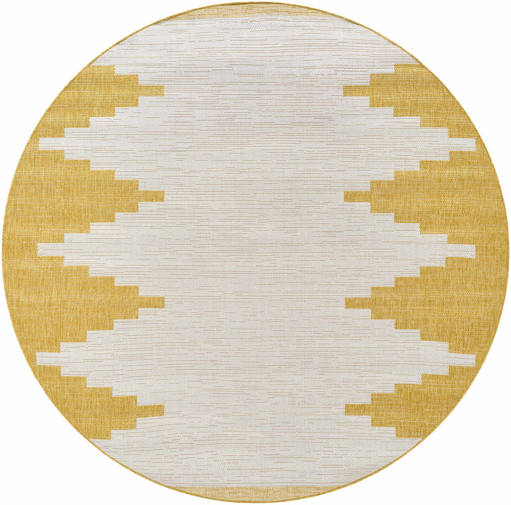 Djugun Yellow Outdoor Rug - Clearance
