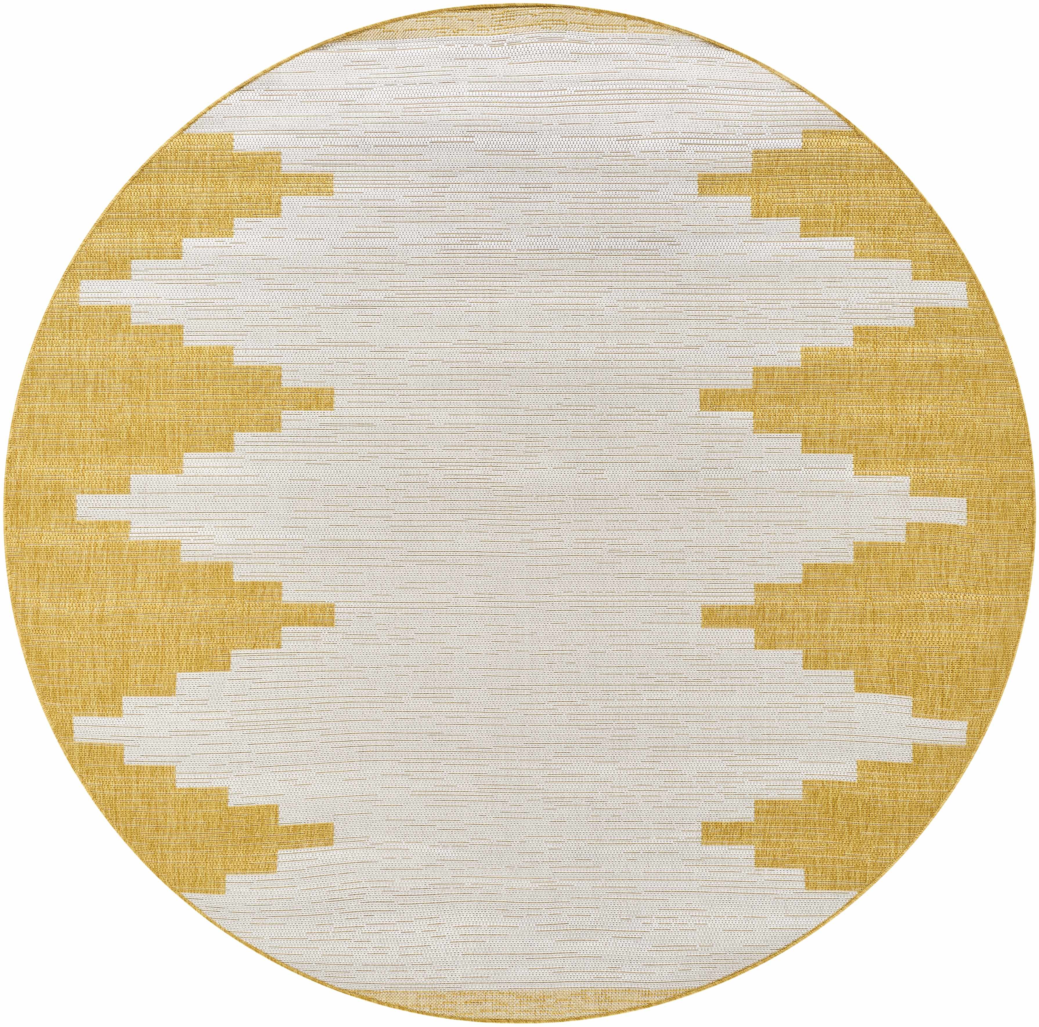 Djugun Yellow Outdoor Rug - Clearance