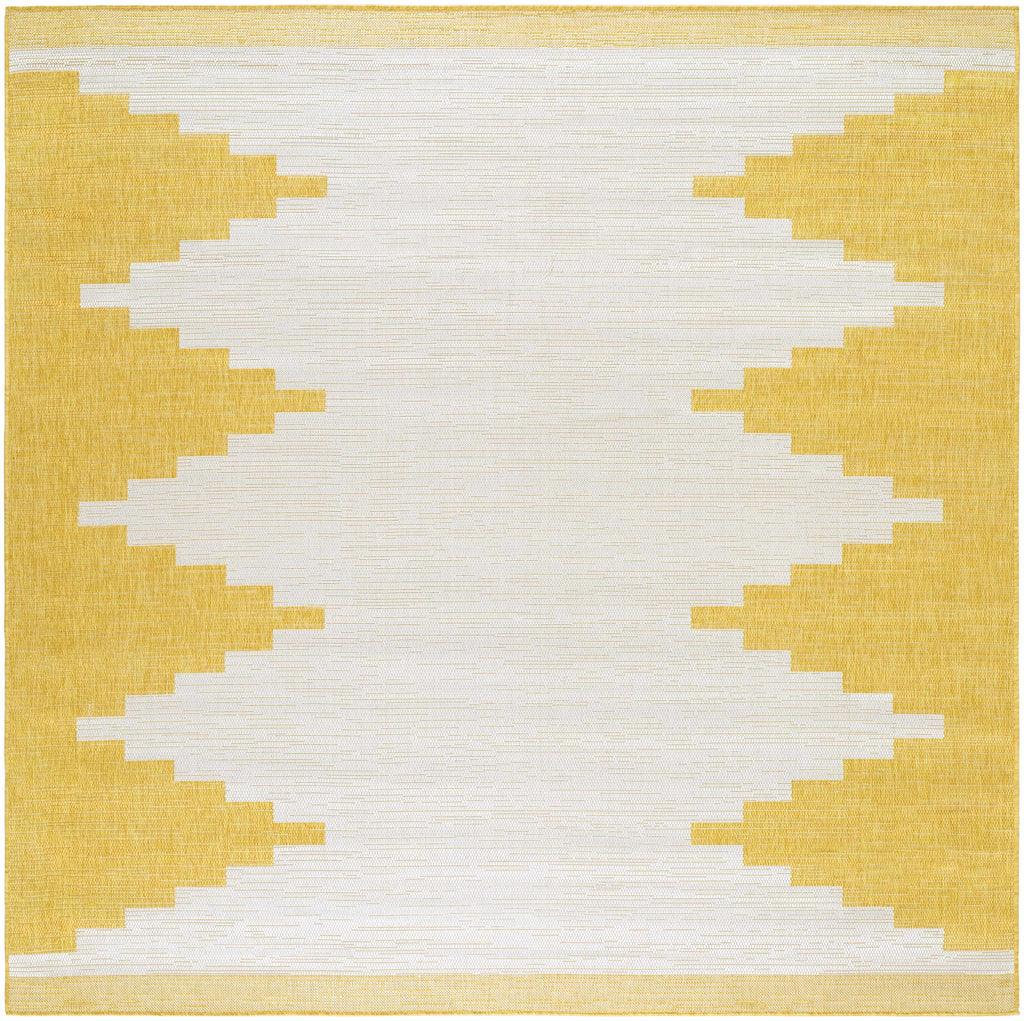 Djugun Yellow Outdoor Rug - Clearance