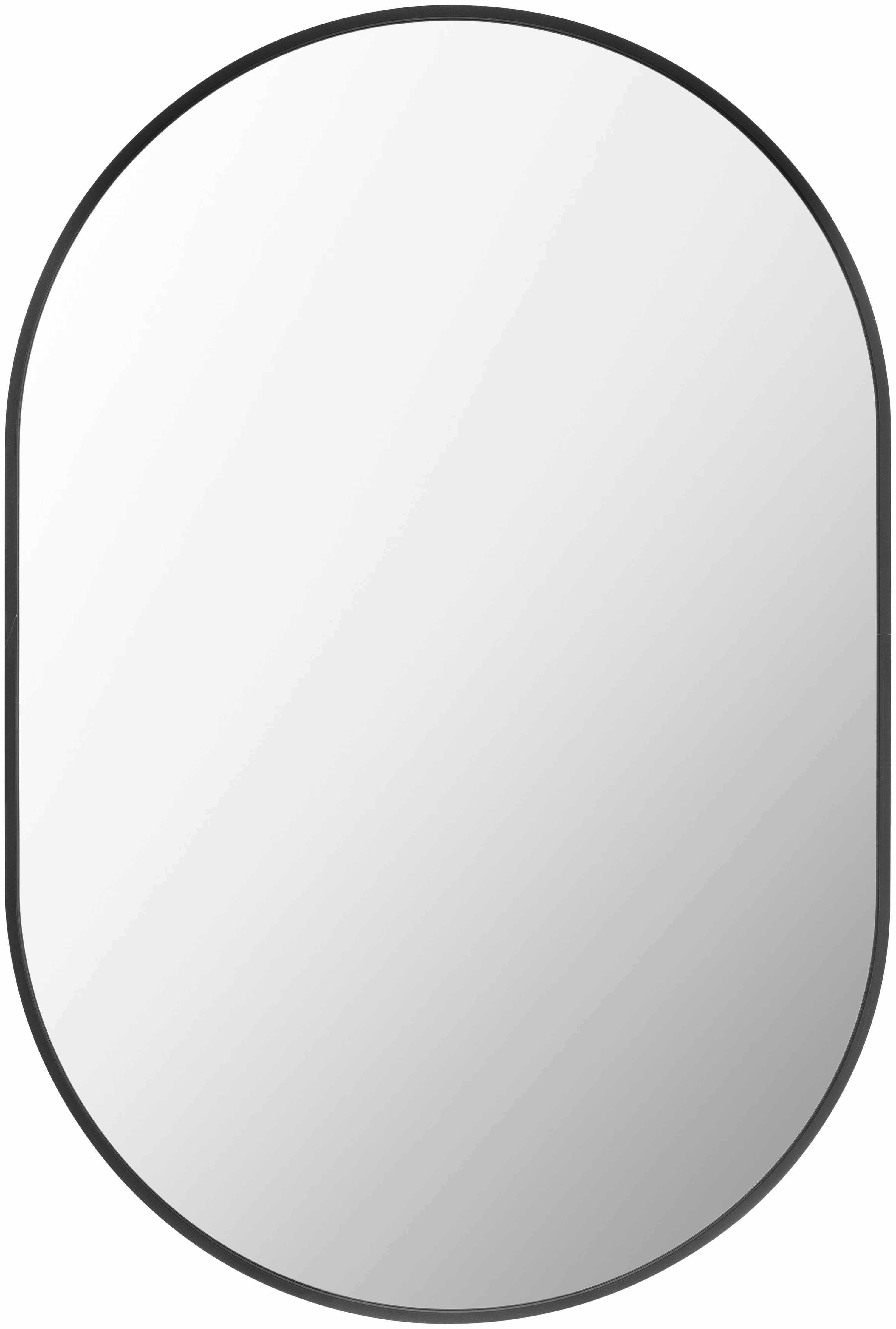 Hagenburg Black Iron Frame Mirror