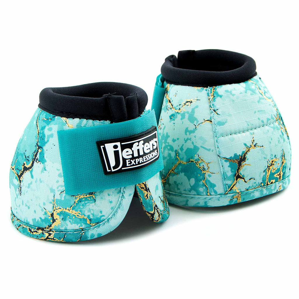 Jeffers Expression No-Turn Bell Boots for Horses, Pair, Nylon