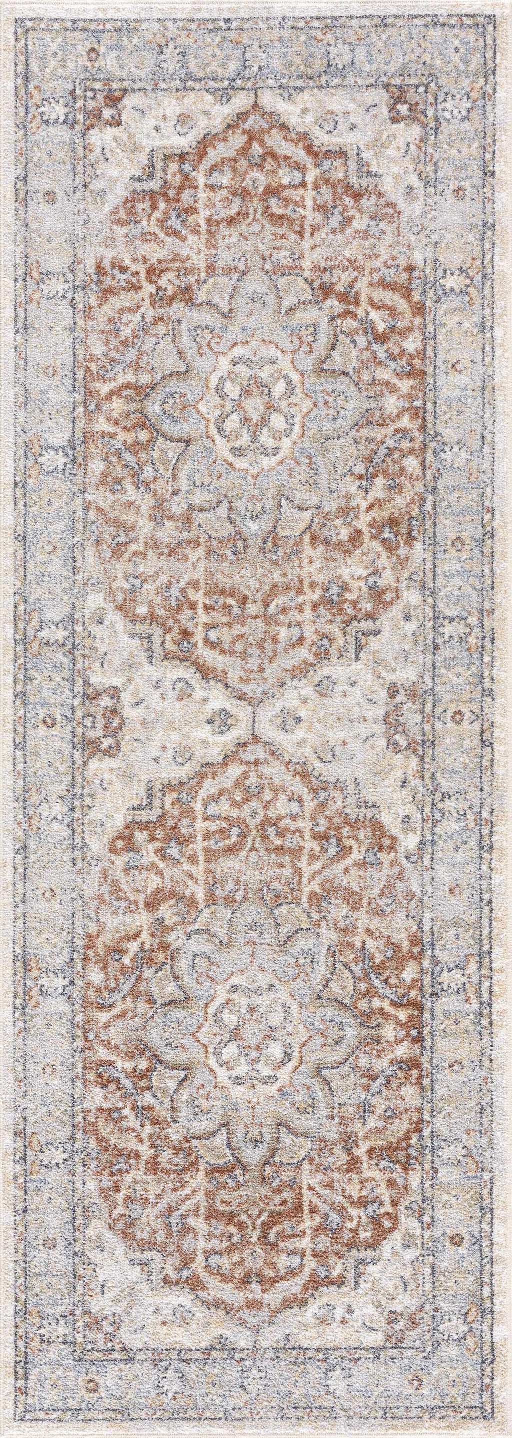 Emke Flat Pile Washable Rug - Clearance
