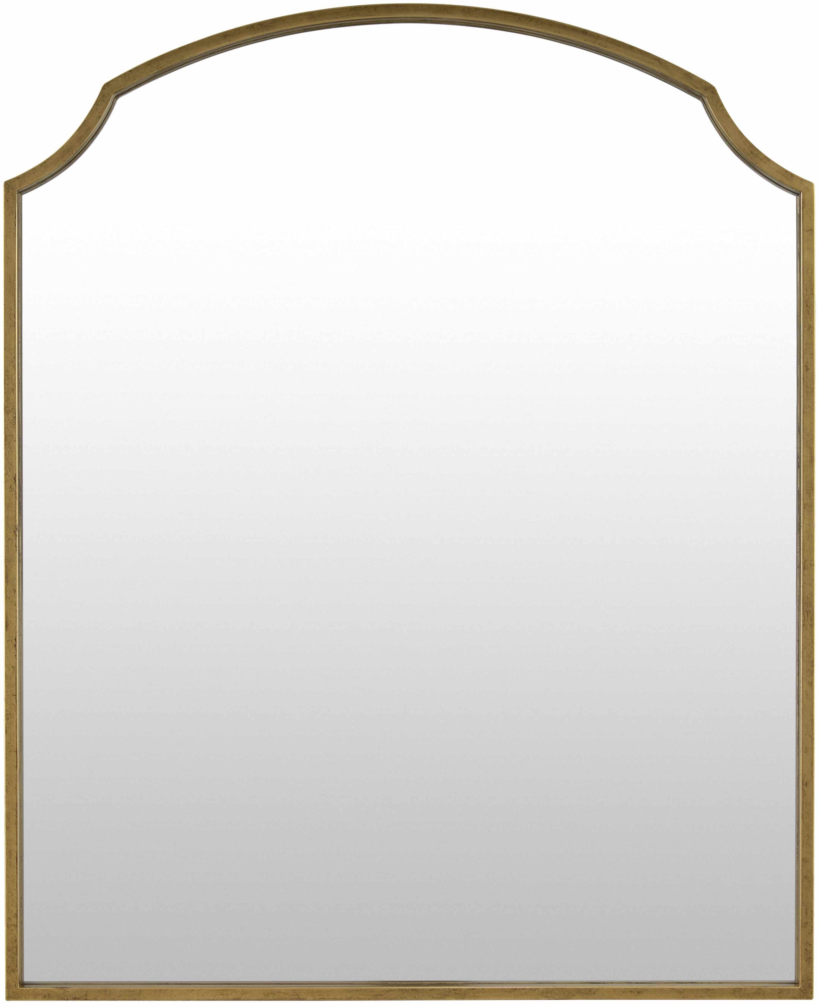 Catai Gold Mirror with Iron Base