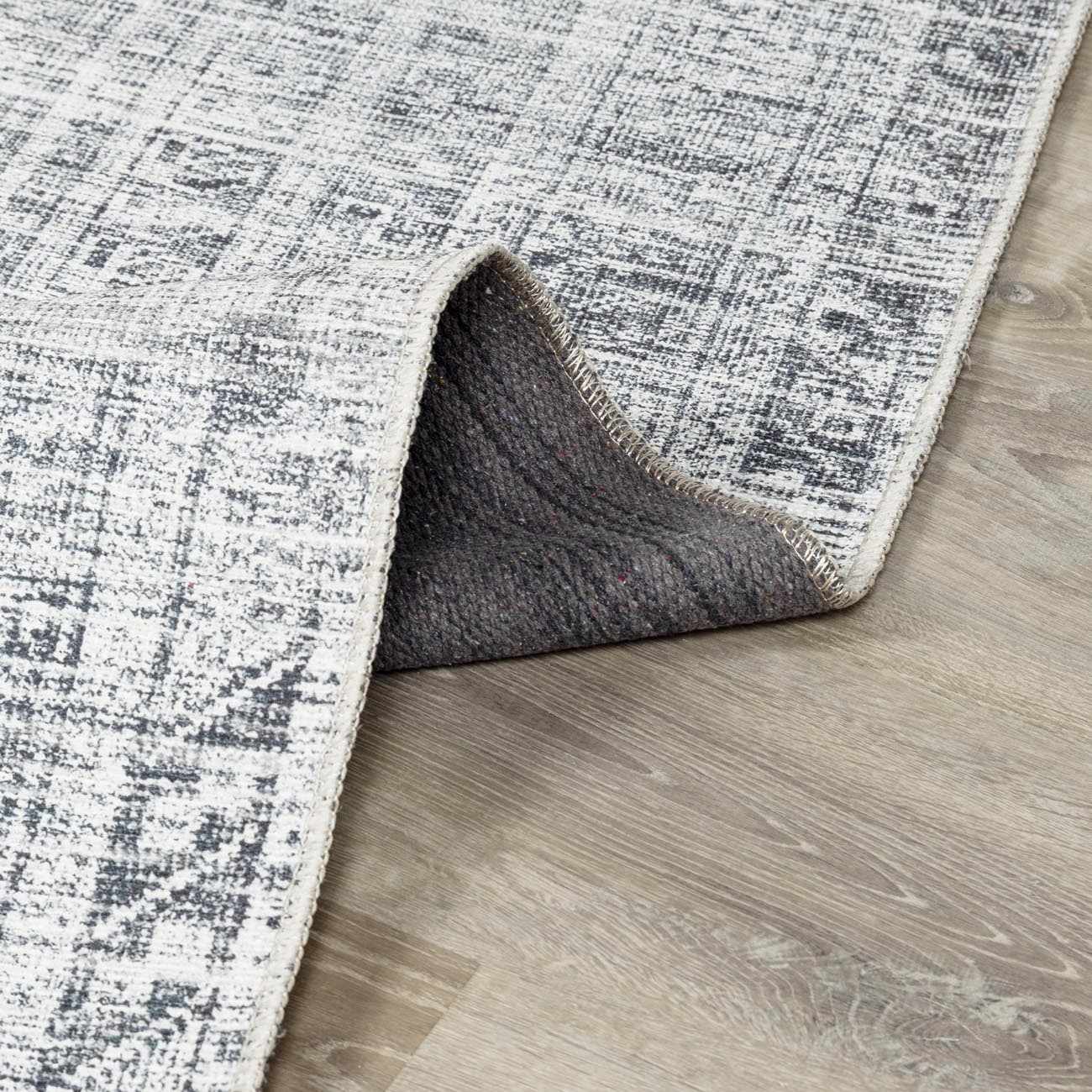 Barny Gray Blue Washable Rug - Clearance