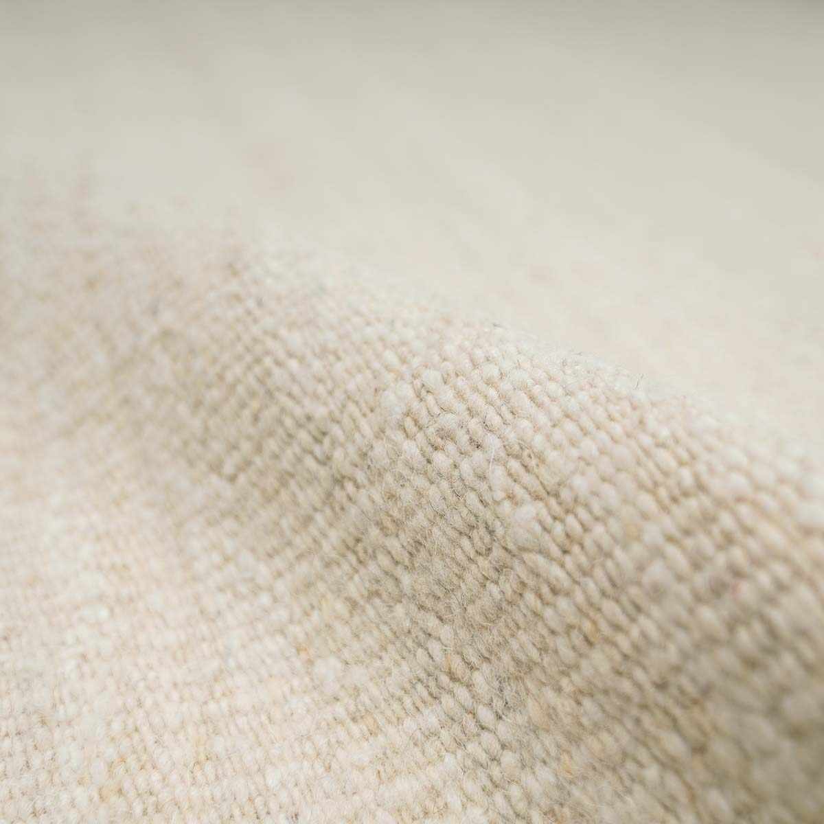 Ayumu Off White Hand Woven Wool Area Rug - Clearance