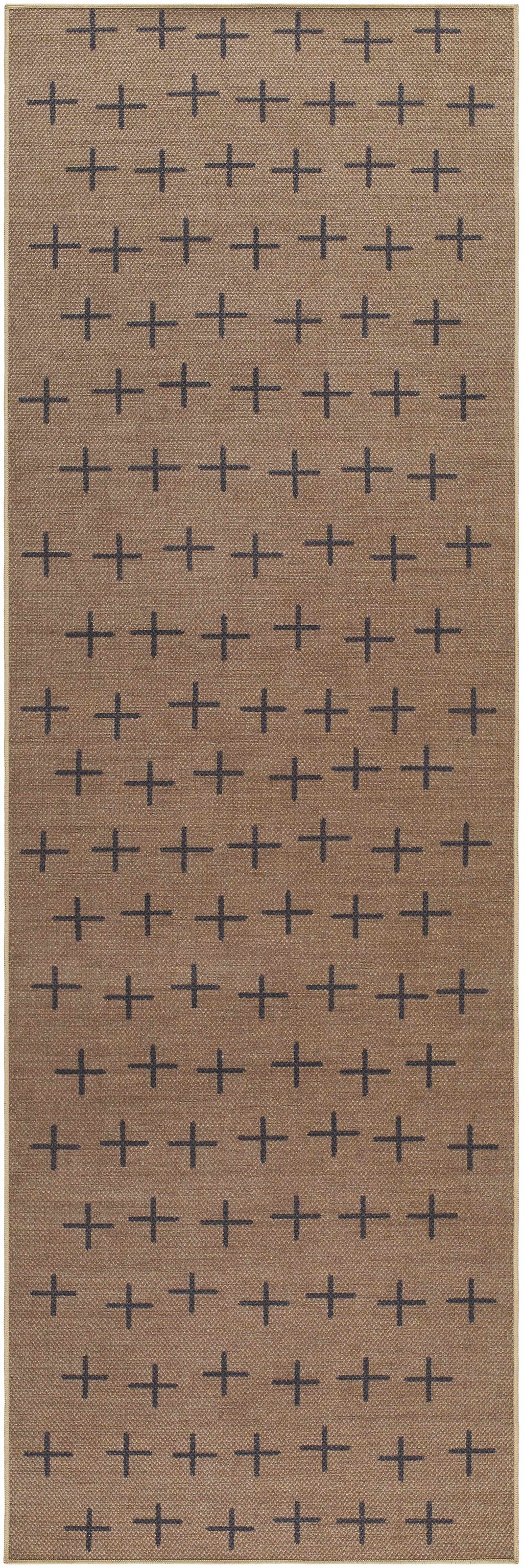 Haimi Black Washable Jutely Rug - Clearance