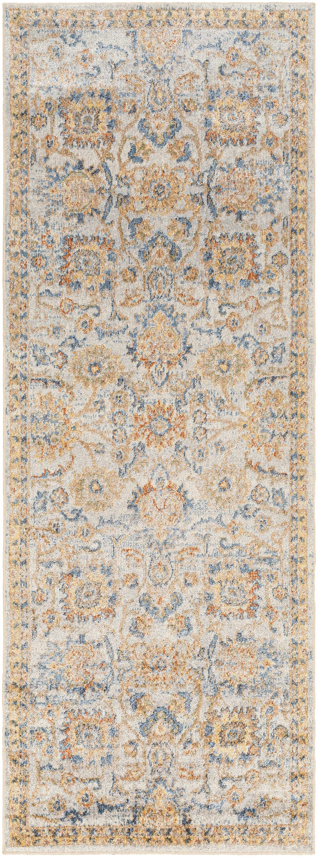 Dion Washable Floral Rug - Clearance
