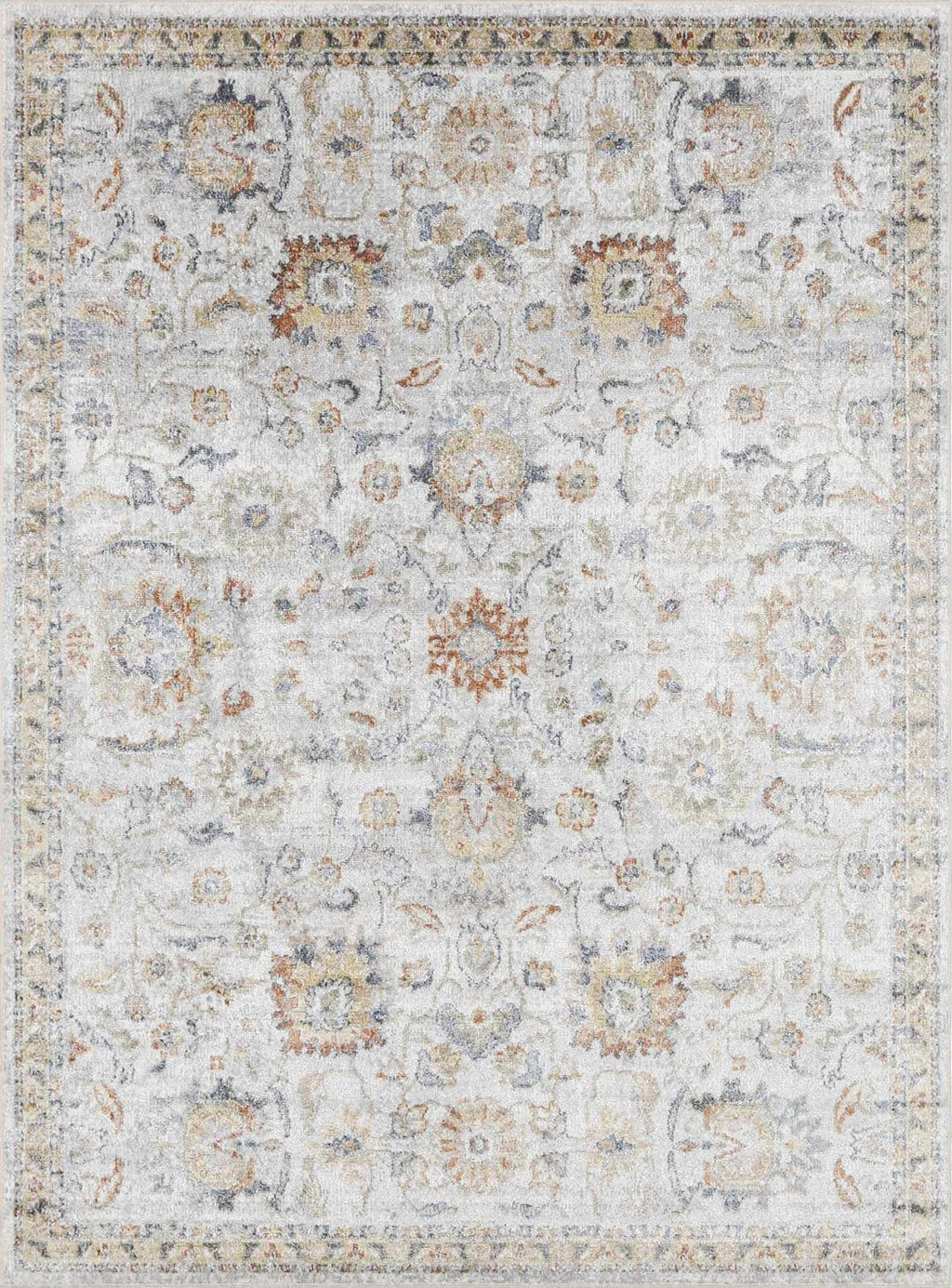 Dion Washable Floral Rug - Clearance