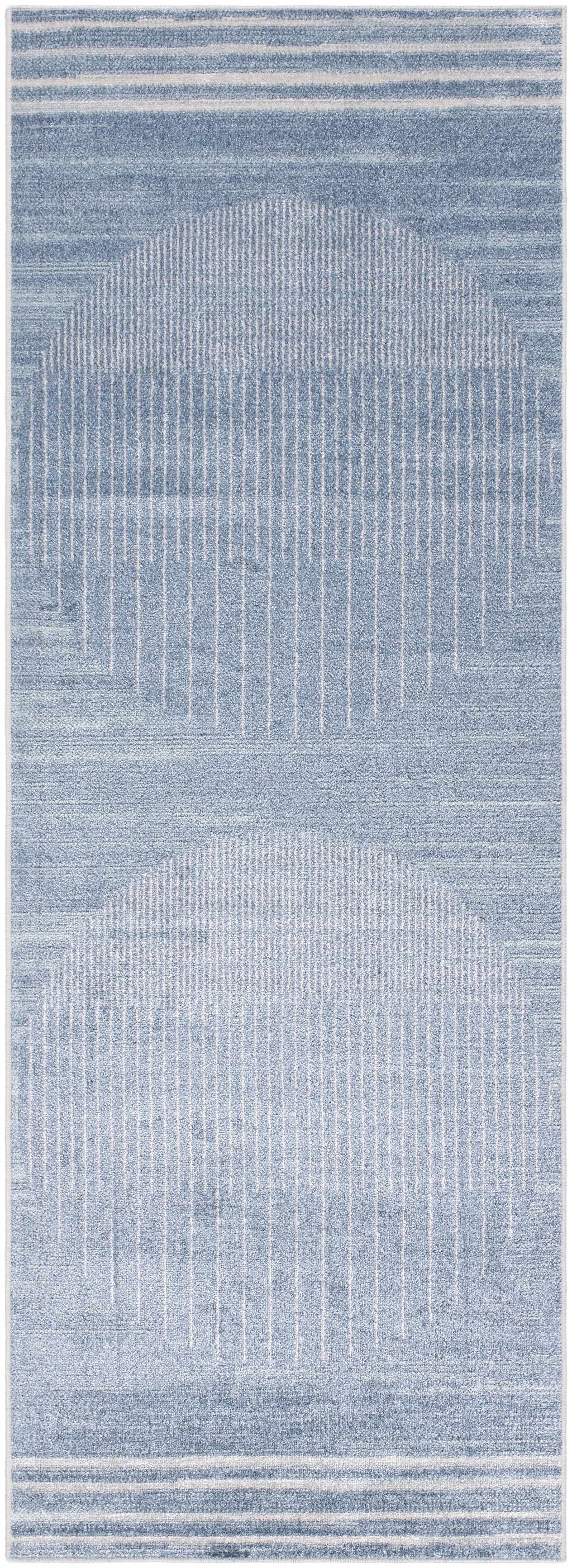 Thad Blue Washable Area Rug - Clearance