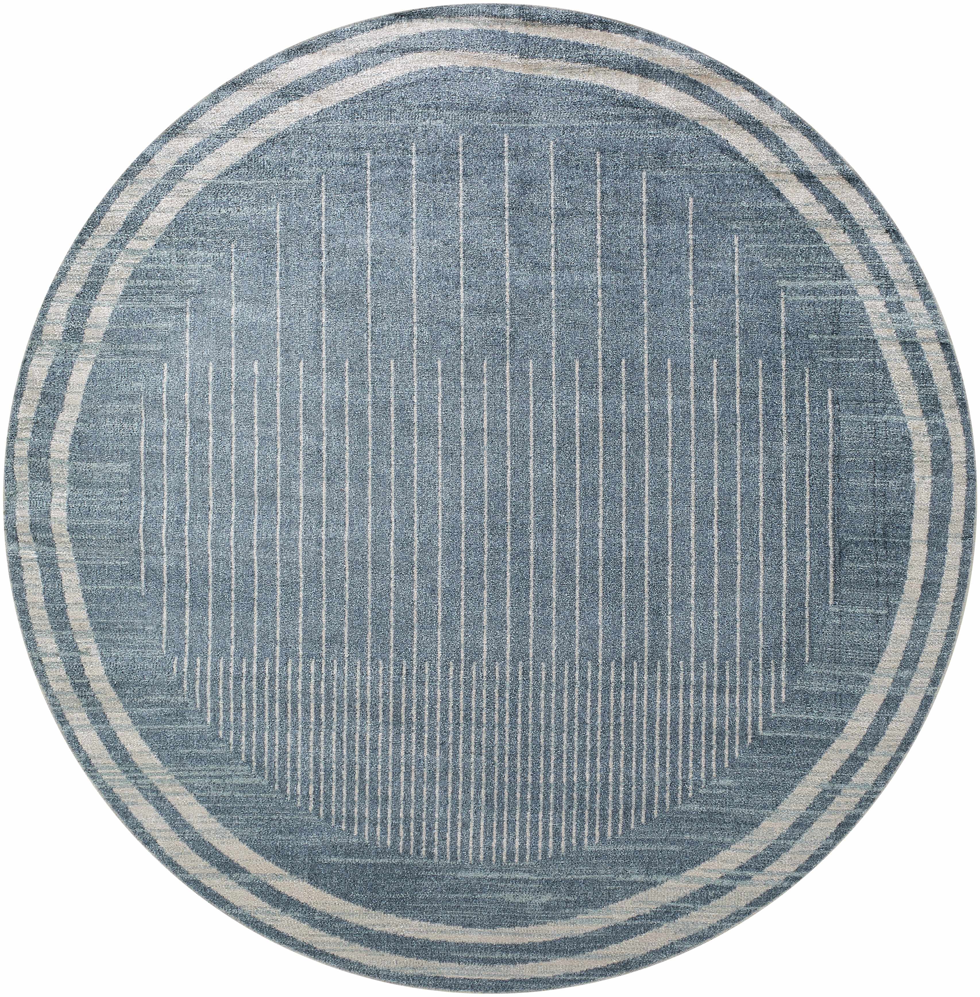 Thad Blue Washable Area Rug - Clearance