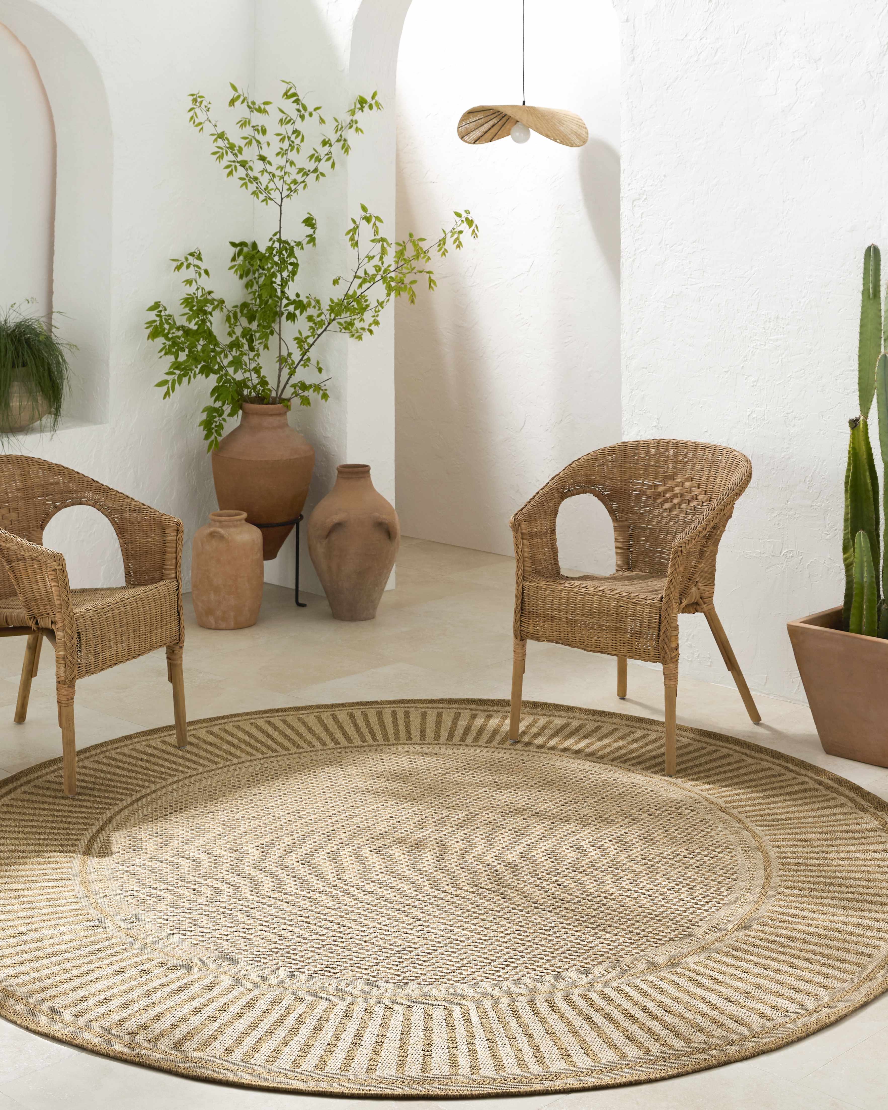Amora Flatweave Faux Jute Outdoor Rug