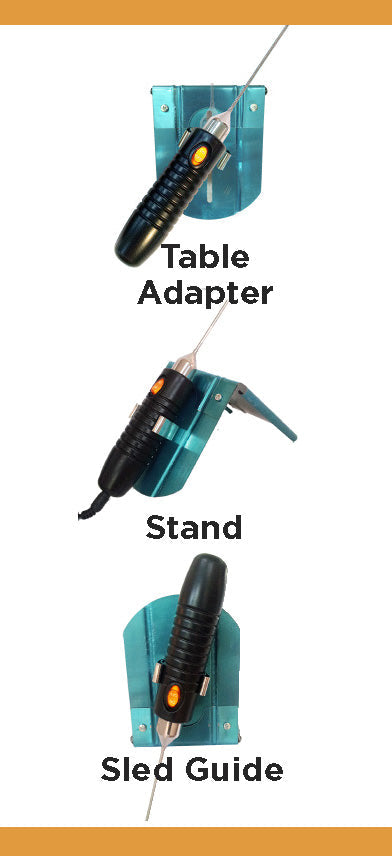 Crafters Hot Knife Set – 6″ & 9″ Rod Style Foam Cutting Tools with Sled Guide & Stand
