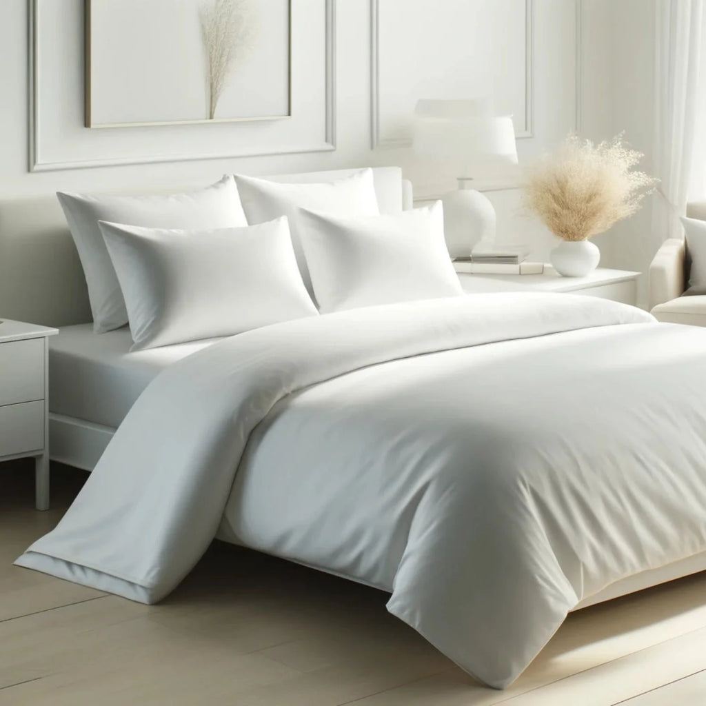 Bamboo Viscose Duvet Cover + 2 Shams Set