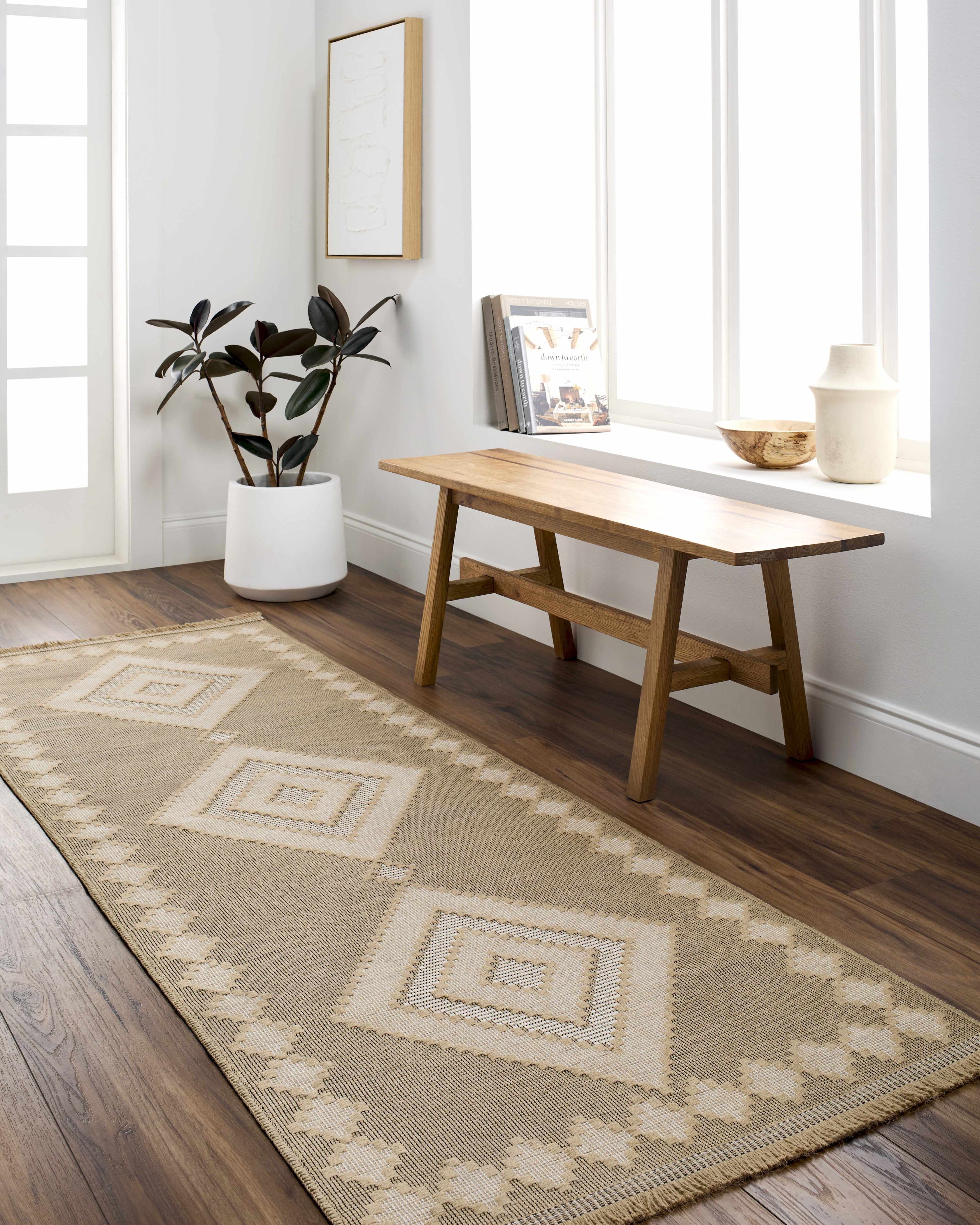 Ziggy Washable Jute Rug - Clearance