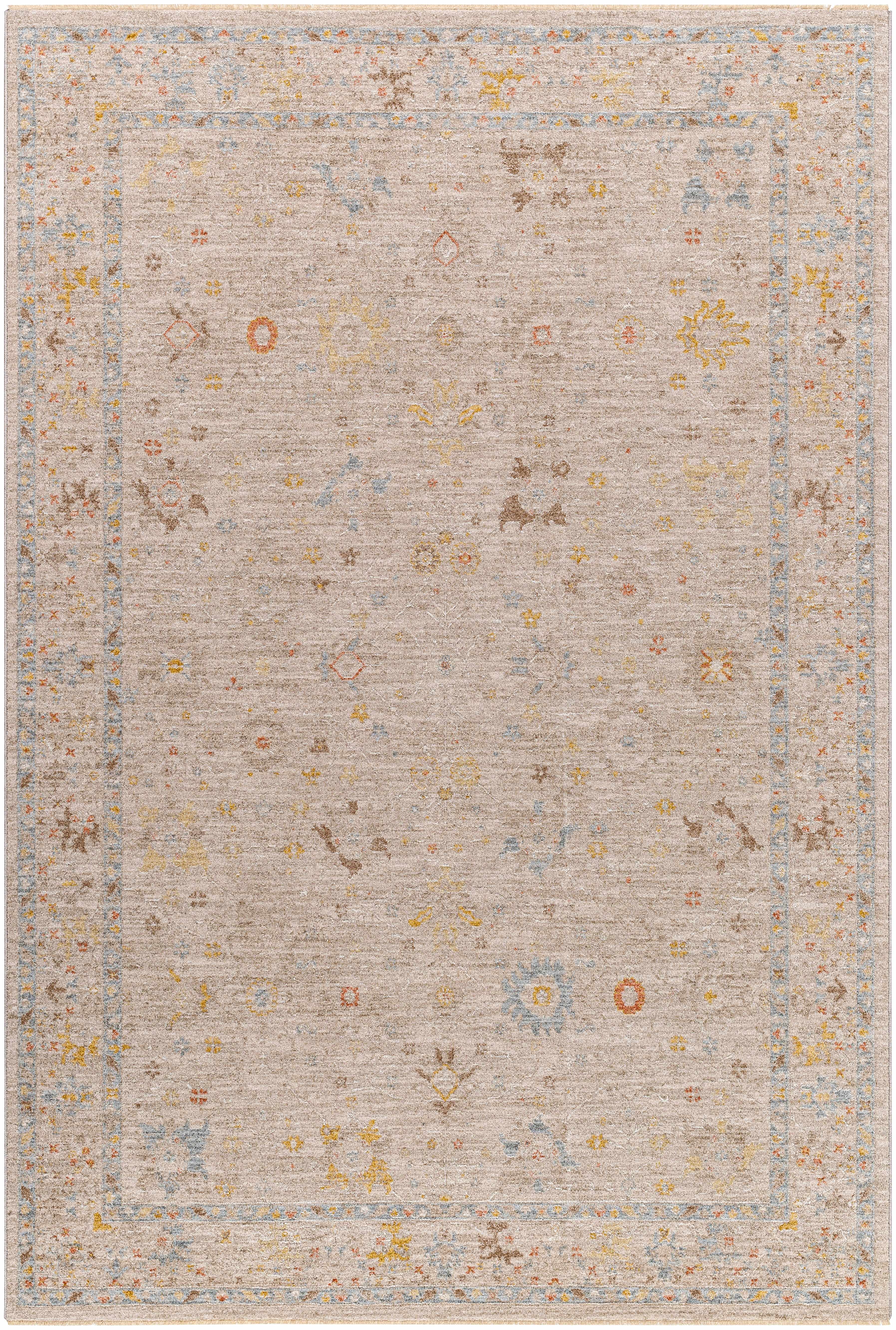 Amina Oushak Thick Luxe Area Rug