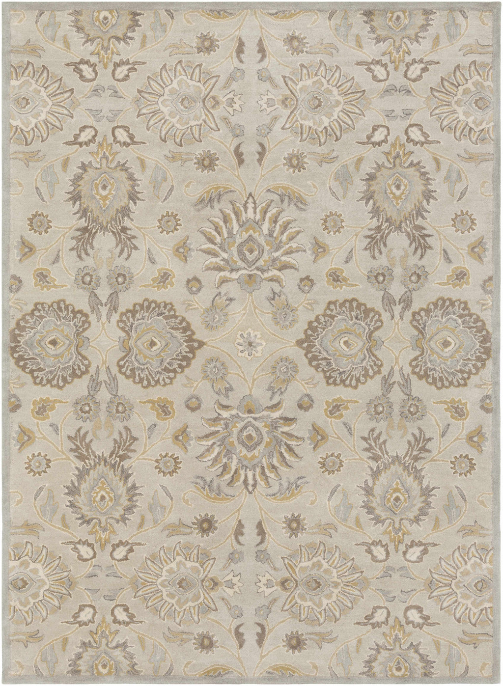 Conesus 1192 Hand Tufted Ivory&Taupe Wool Rug