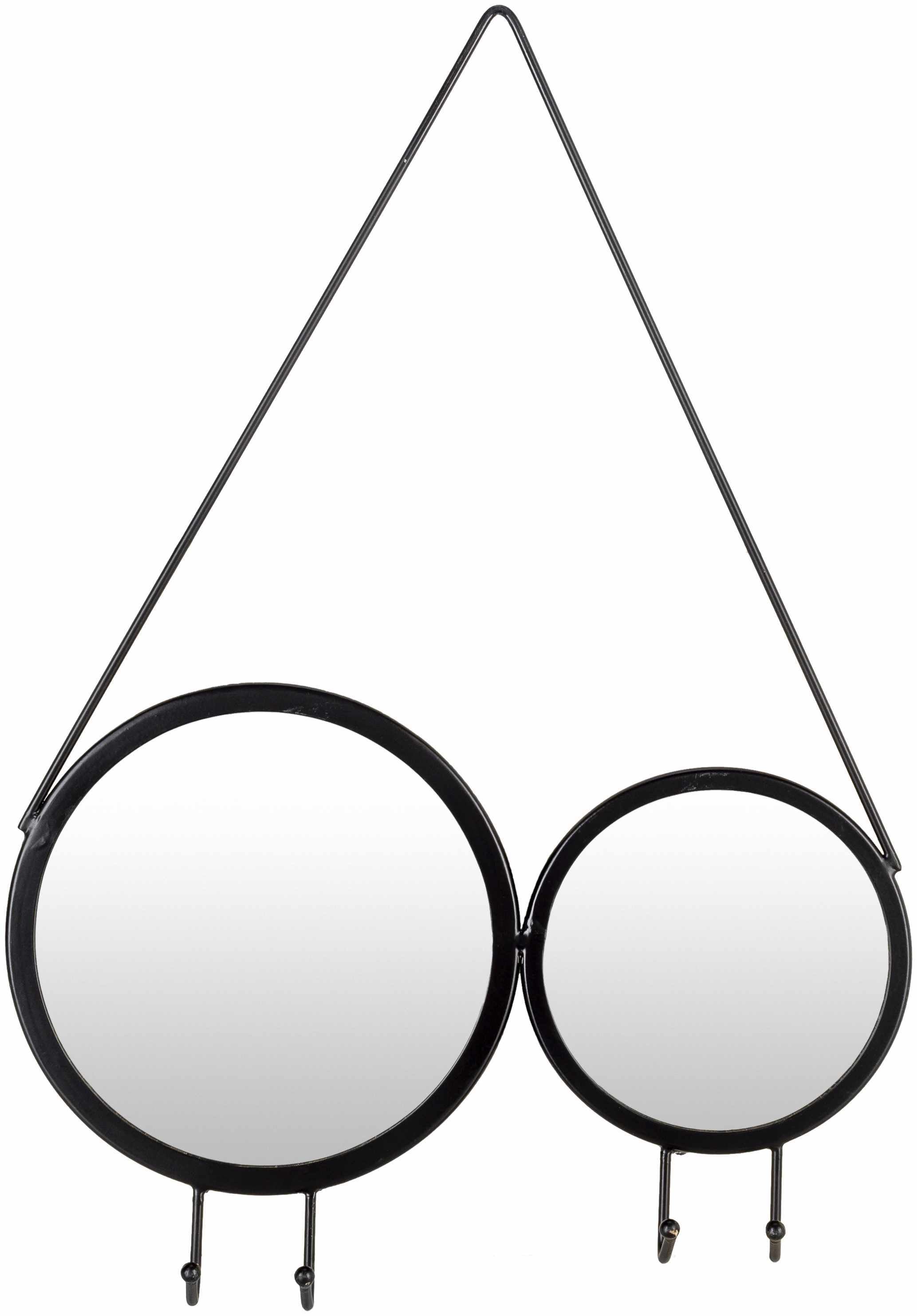 Cotmon Black Iron Frame Mirror - Clearance