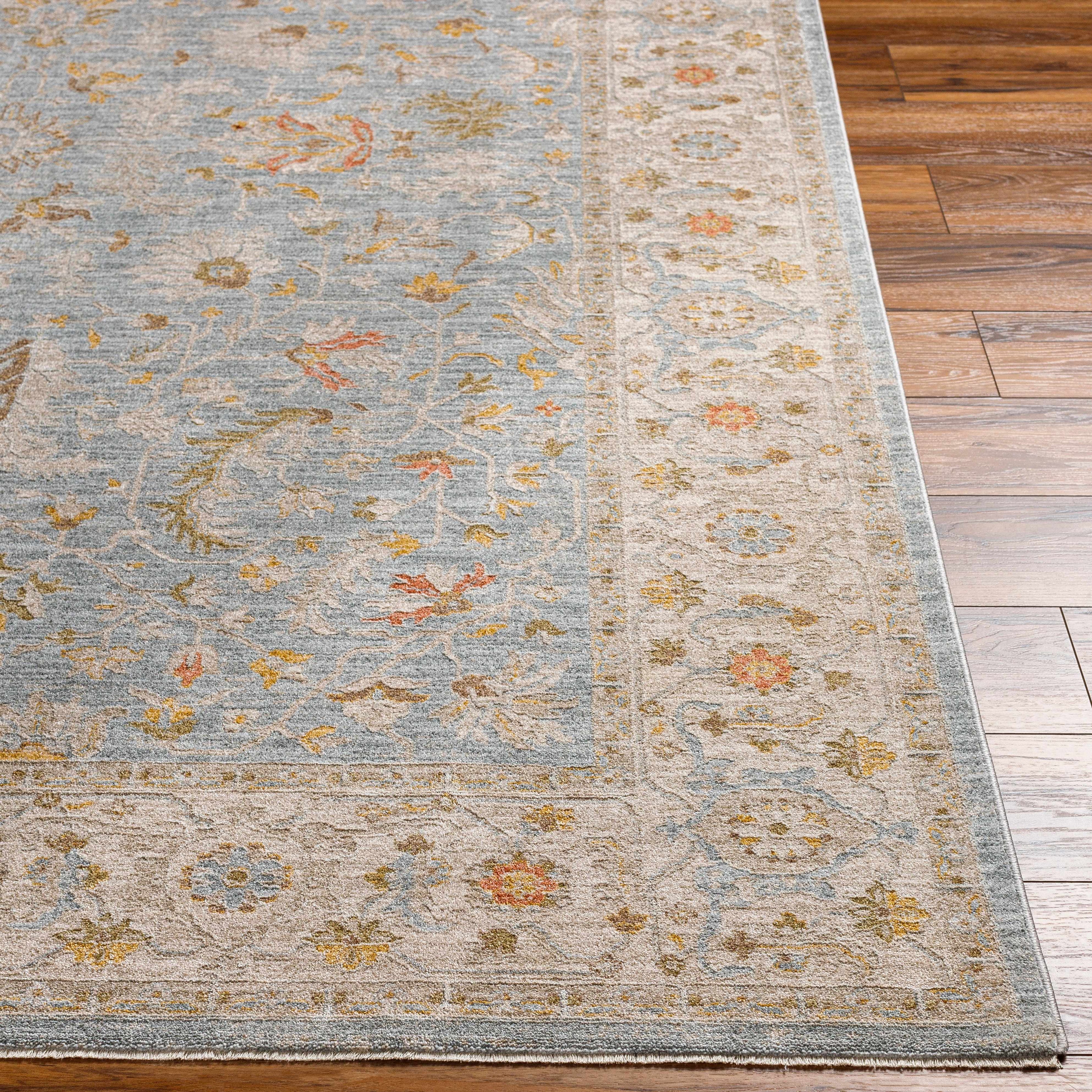 Edie Taupe Thick Luxe Oushak Rug