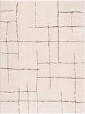Koume Ivory & Brown Area Rug