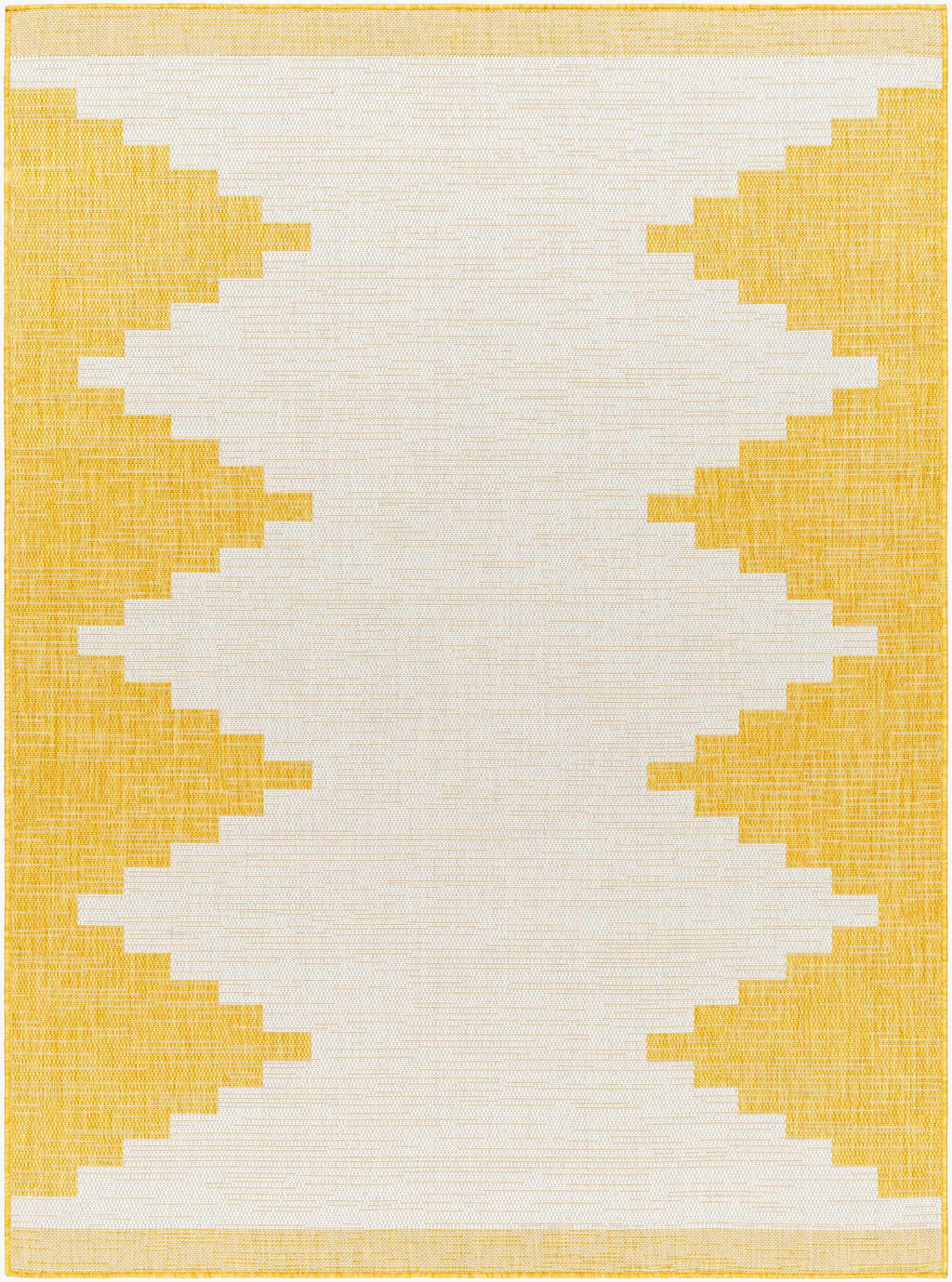 Djugun Yellow Outdoor Rug - Clearance