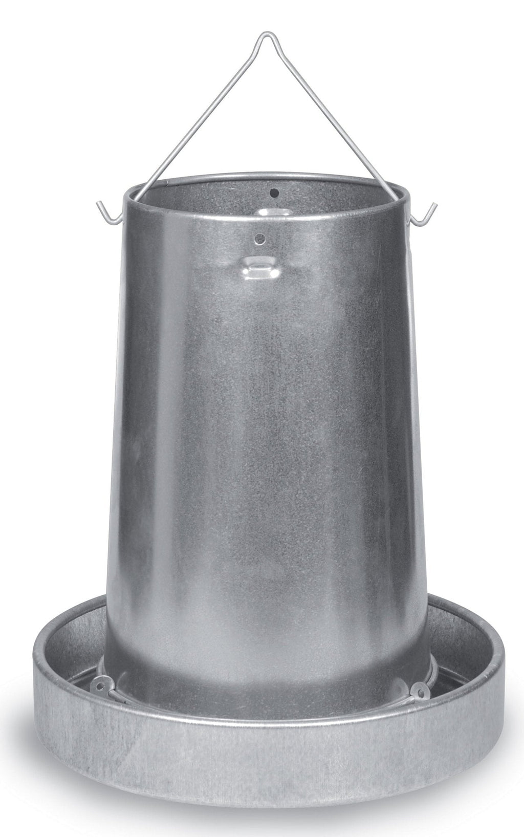 Hanging Galvanized Metal Chicken Feeder & Accessories