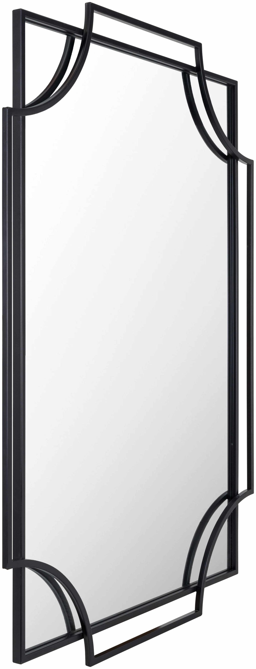 Golasecca Black Frame Mirror - Clearance