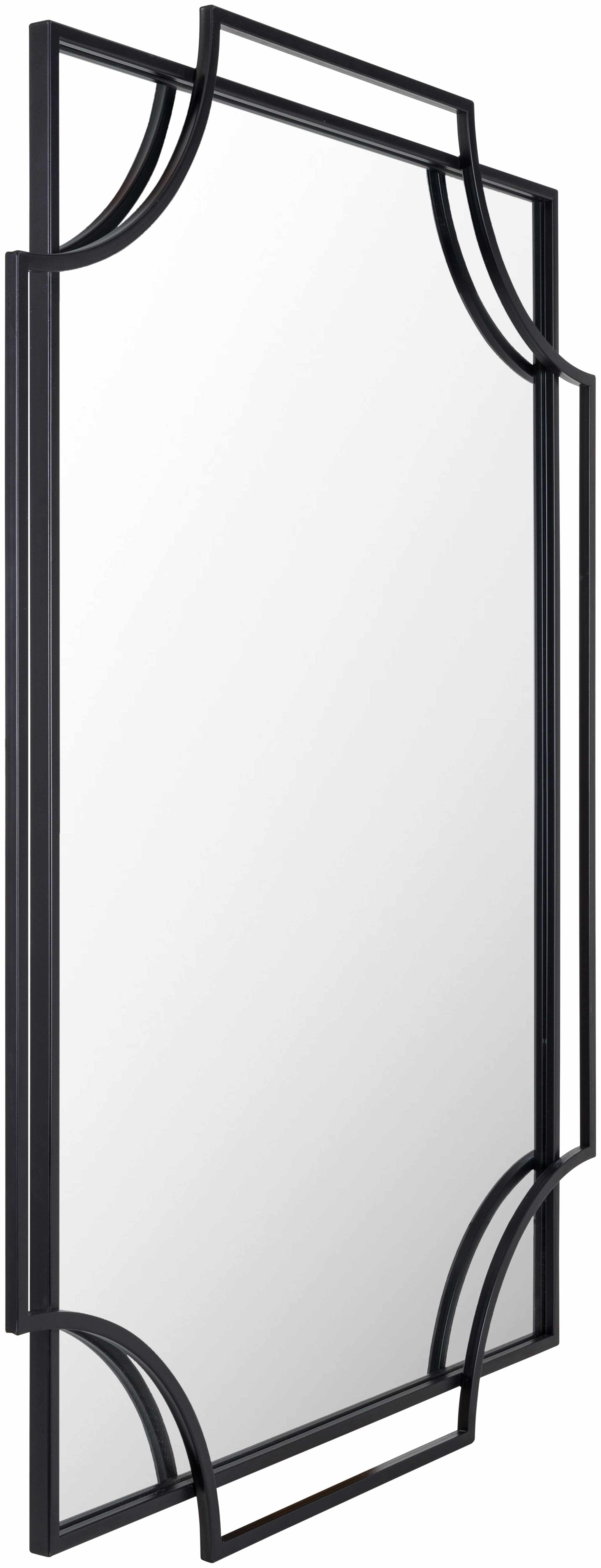 Golasecca Black Frame Mirror - Clearance