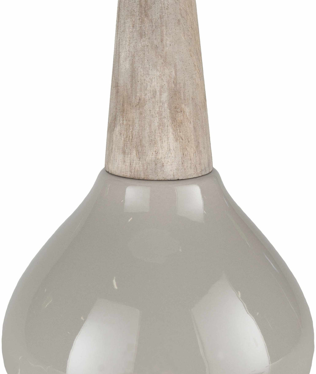 Hydesville Gray Ceramic Table Lamp - Clearance