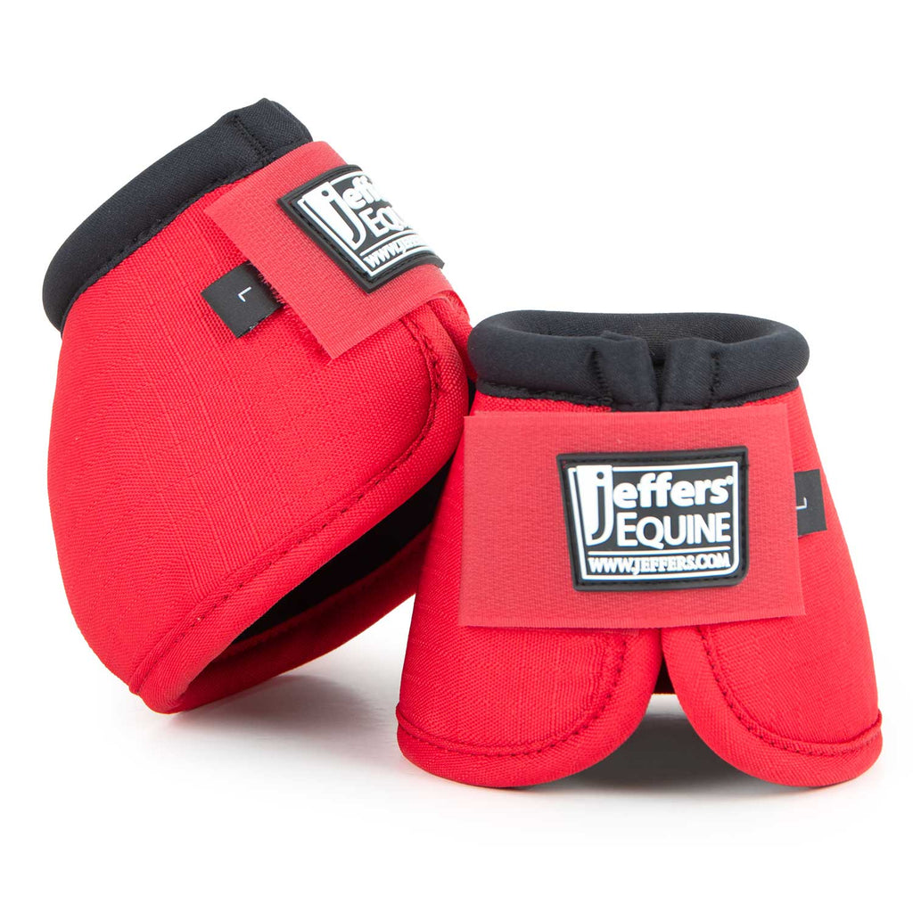 Jeffers No-Turn Bell Boots for Horses, Solid Colors, 2 Count