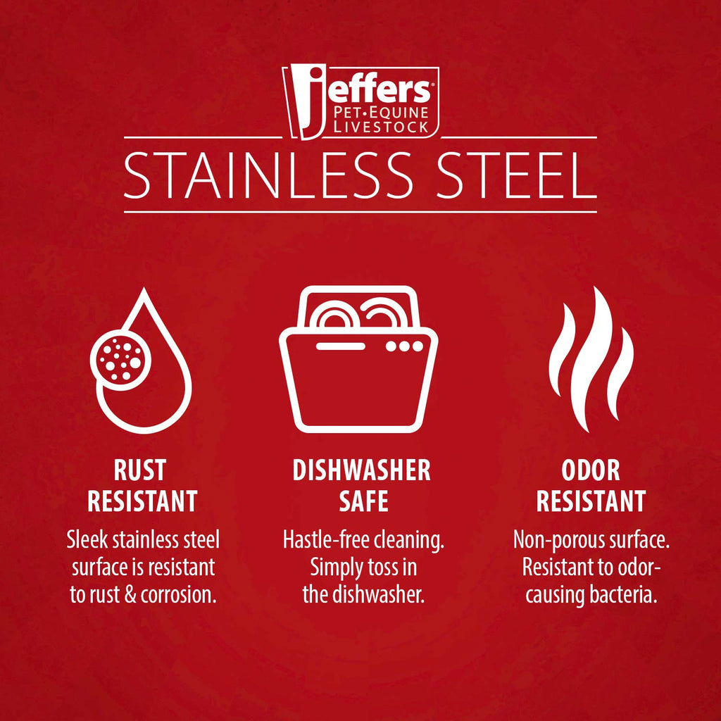 Jeffers Multi-Purpose Stainless Steel Pails with Handle