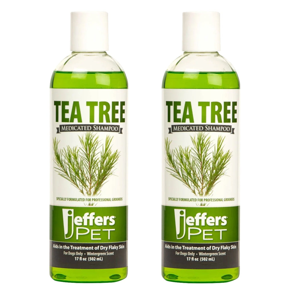 Jeffers Pet Tea Tree (Melaleuca) Medicated Dog Shampoo for Dry Skin