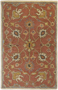Logville Hand Tufted Rust 1119 Wool Rug