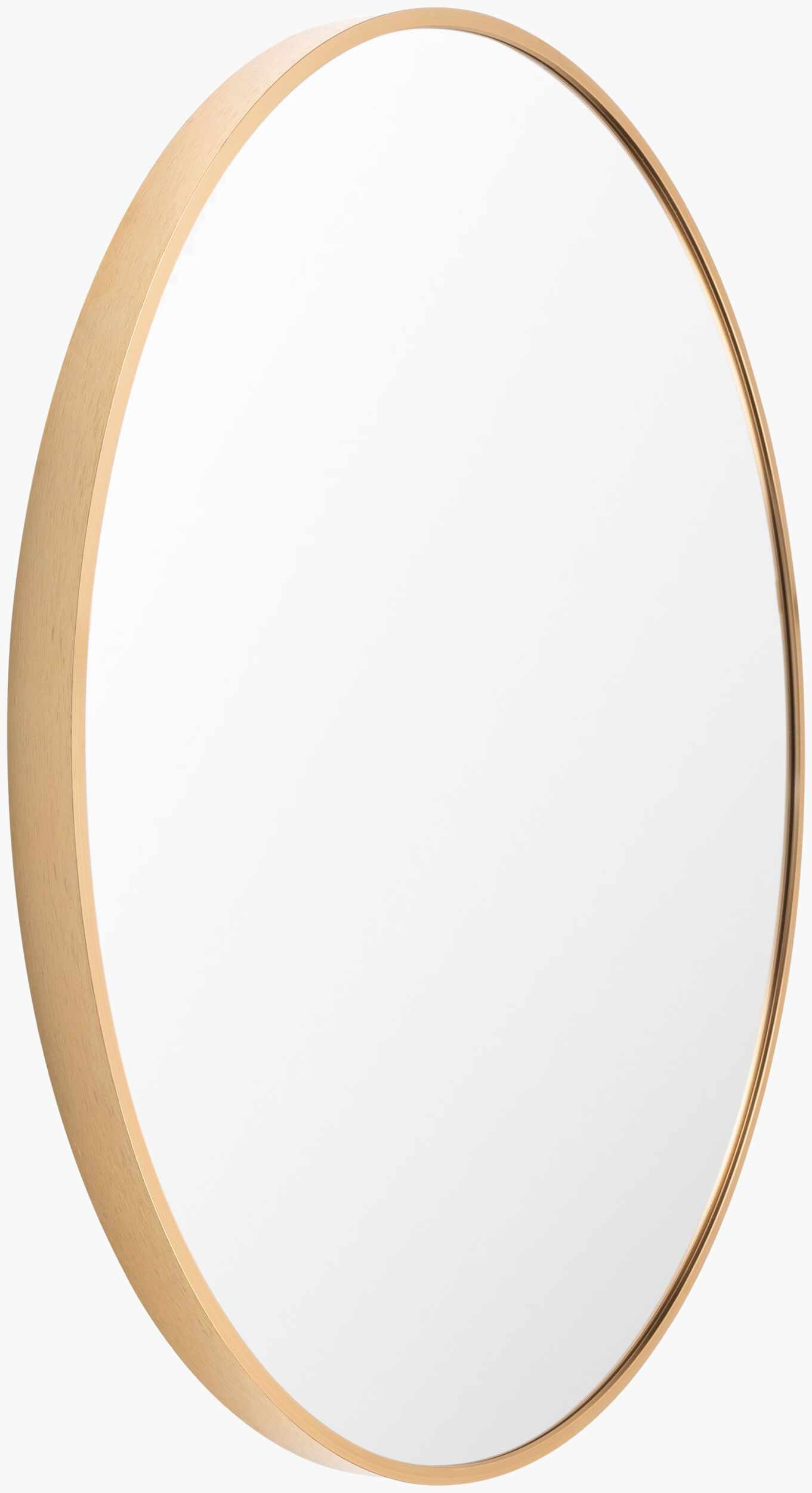 Pontalina Round Gold Mirror