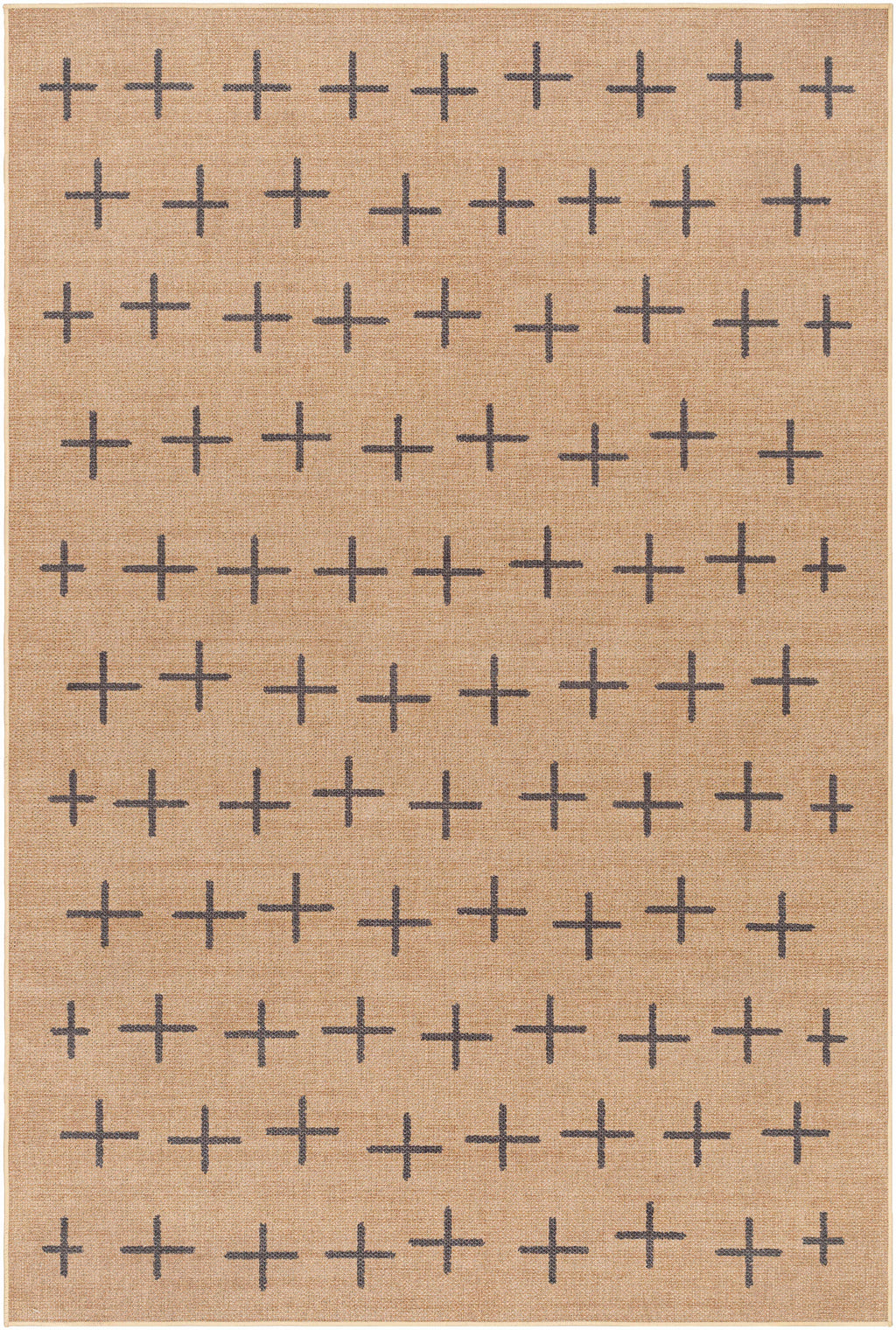 Haimi Black Washable Jutely Rug - Clearance