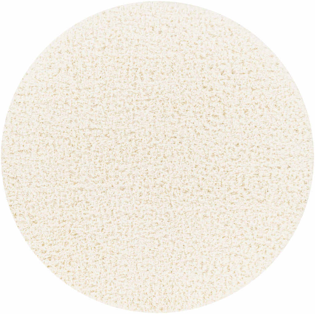 Siari Solid Cream Plush Rug