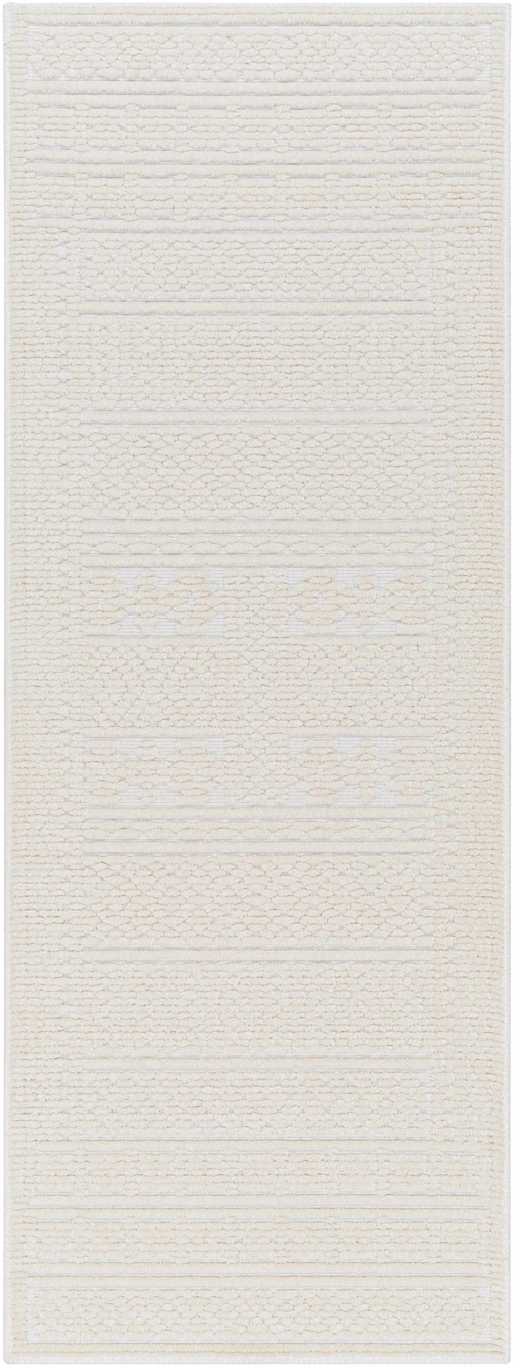 Bahar Cream Washable Area Rug