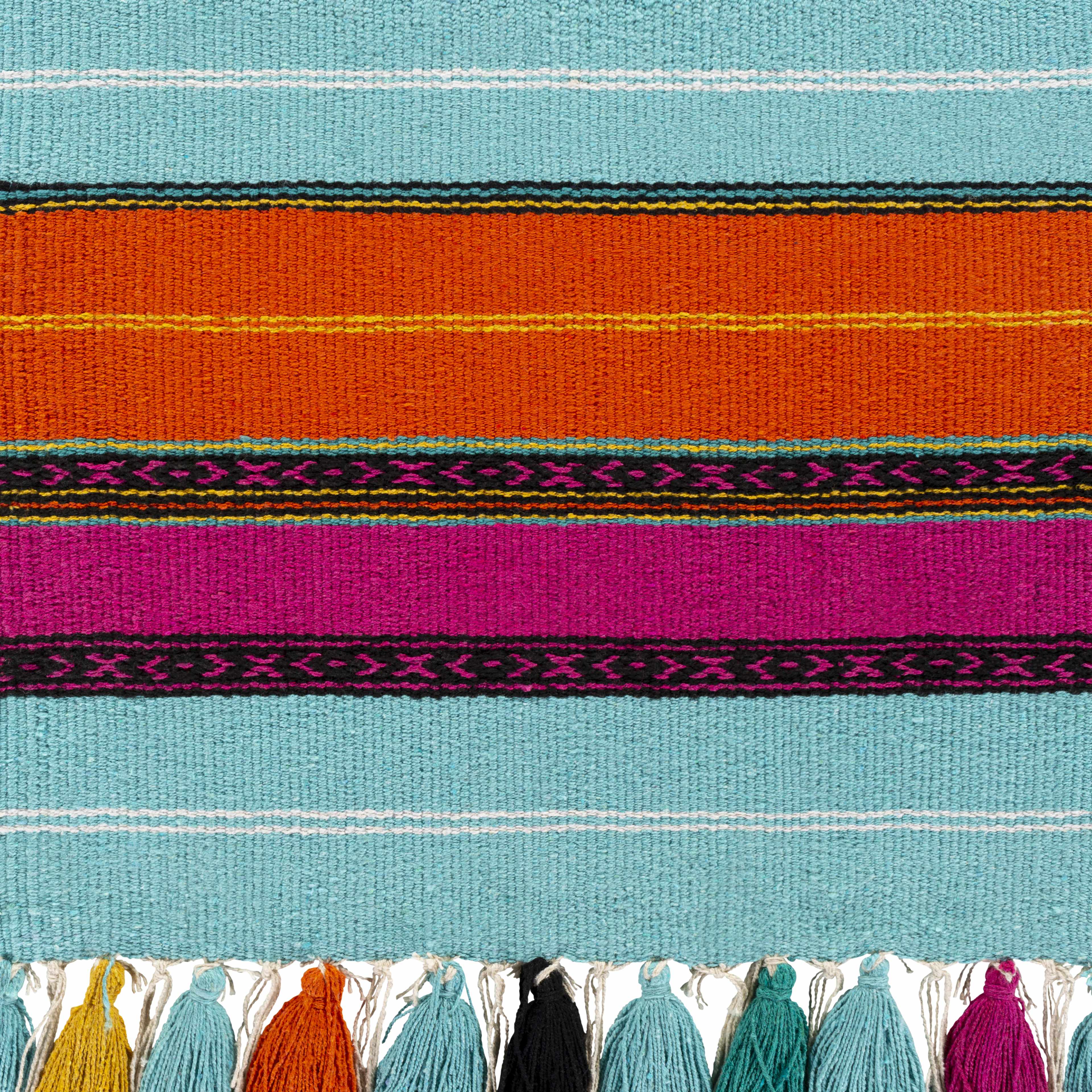 Wiri Multicolor Striped Tassel Wall Hanging - Clearance